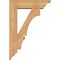 Ekena Millwork Balboa Traditional Smooth Bracket w/ Offset Brace, Western Red Cedar, 5 1/2"W x 18"D x 26"H BKT0604X18X26BOA01SWR - alternate 4